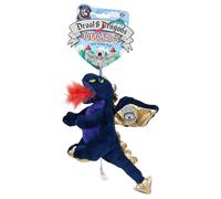 Bow Wow Fantasy Creature Plush Dog Toy - Squeaky & Crinkle Dino or Dragon - Toss, Fetch & Play - Soft & Durable - Colors May Vary