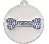 Bow Wow Meow has been supplying engraved ID tags for nearly 20 years. We engrave using the latest in laser technology and promise to replace your tag if it fades for any reason. All tags come with a strong split ring. Use our eZeClip to make attaching and removing easier. Our Bling tag range features round, heart and bone shaped tags with either a gold or silver finish and genuine Swarovski Crystals in clear, pink, blue and red. Check individual tags for front and back engraving options. For our Bling tags we use a cursive font and recommend Title Caps rather than all capital letters for better legibility. Once we receive your order, your tag will be engraved and dispatched by first class post within 24 hours. To submit engraving instructions, click on the Customise Now button on the right of the listing. The customisation preview may not show the engraving exactly as it will look. All engraved text will be centred vertically and horizontally on the tag. We may change the layout of the engraving if we feel we can improve the legibility of the text. The Control of Dogs Order (1992) mandates that dogs' ID tags should include the owner's surname and address (house name or number and postcode will suffice). Bling tags should be kept for special occasions and not worn while swimming or during vigorous activity. We recommend Stainless Steel tags for dogs who swim. Check individual product details for dimensions. If we have any queries about your order we will message you. Please make sure your Amazon account includes your correct email address. Price includes full engraving and postage. Be careful not to attach the lead to the split ring by mistake as this may cause the tag to be released and lost.