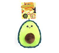 Bow Wow Pet Avocado Dog Toy Squeaky Plush Pet Teeth Teasing Toy (97669)
