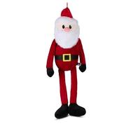 Bow-Wow Pet Corduroy Santa Crinkle & Squeak Plush Dog Toy, X-Large