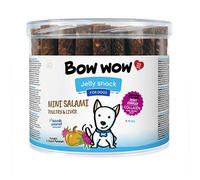 Bow Wow Treats Salamis Chicken & Liver 60PC Tub, Pack of, transparent