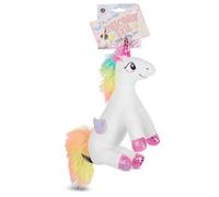 Bow Wow Squeaky Plush Dog Toys - Crinkle Sound - Fun Food & Novelty Shapes - Toss, Tug & Fetch - Canvas & Plush - for Small to Medium Dogs - Multiple Styles (1 Count)