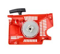 bowarepro Single Recoil Pull Start Starter Assembly 45CC 52CC 58CC Lawn Mower Chainsaw Pull Starter for Chinese Chainsaw 4500 5200 5800 Red