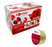Bowdabra Designer Bow Maker Kit, Large Bundle With 100yd Gold Wire for Creating Gift Bows, Swags, Decorations, Hair Accessories, Party Favors, Corsages