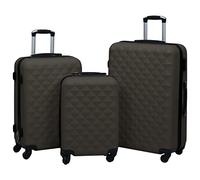BOWEKAM Home & Garden-Hardcase Trolley Set 3 pcs Anthracite ABS-Furniture Choice