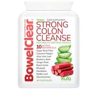 BowelClear - Strong Colon Cleanse Fast-Acting Herbal Laxative - 90 Capsules