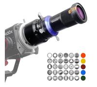 Bowens Mount Optical Snoot for Aputure Cob Light, Photography Spotlight Projector Conical Snoot,Compatible with Aputure Amaran 150/300c,600x Pro,Godox SL60 etc, 5 Color Filters, 31 Gobos