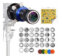 Bowens Mount Snoot Conical Photography, Studio Lighting Accessory Compatible with Aputure Amaran 100X,150c,600x Pro,AD400, Godox SL60, Neewer LED Video Speedlite Light etc