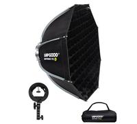 Bowens Mount Softbox 24''/60CM Handheld Quick Set-up, S-Type Bracket Compatible with Godox Canon Sony Fuji YongNuo Flash AD200PRO V1 TT600 V860III 430EXIII SB500 YN320EX YN560