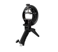 Bowens S-Type Speedlite Bracket with Hand Grip | Speedlite Adapter for Softbox Snoot & Light Shapers