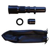 BOWER 500mm Preset Telephoto Lens for Canon dSLR XS, XSI, XT, T1i, T2i, T3, T3i, T4i, 60D, 7D, 5D Mark II5D Mark III