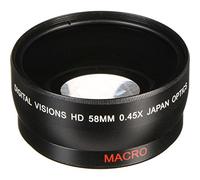 Bower VL4558 58MM 0.45X High Definition Digital Video Wide Angle Conversion Lens