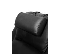 Bowerbird Leather Head and Neck Pillow-Headrest Cushion for Neck Pain Relief and Cervical Support