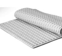 BOWERBIRD Premium Comfort & Safety Bathtub Mat: 800+ Air-Filled Cells for Cloud-Like Softness & Cushioned Support | Non-Slip Design for Sensitive Feet, Reduces Fatigue, Natural Rubber (Grey)