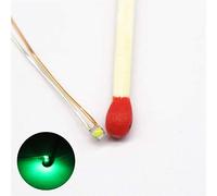 Bowerful 25pcs Pre-soldered Micro Litz Wired Leads Green SMD LED 0603 + Multi-Resistor