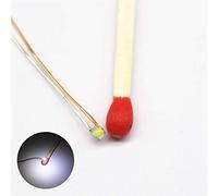 Bowerful 25pcs Pre-soldered Micro Litz Wired Leads White SMD Led 0603 + Muti-Resistor New
