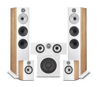Bowers & Wilkins 603 & 606 S3 Surround Sound Speaker Package Oak