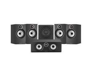 Bowers & Wilkins 606 S3 5.1 Surround Sound Speaker Package with ASW608 Subwoofer Black