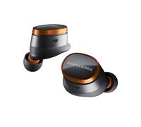 Bowers & Wilkins Pi8 McLaren Edition In Ear Mic Noise Cancelling Wireless Bluetooth Headphones, Galvanic Grey/Papaya Orange
