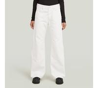 Bowey Barrel Carpenter Loose Jeans - White - Women 28-30