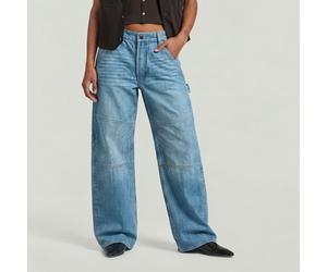 Bowey Barrel Extreme Loose Jeans - Medium blue - Women 27-30