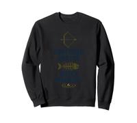 Bowfishing Archery Fishing Club Fish with a Bow Night Gear Sweatshirt