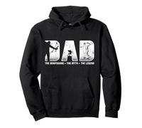 Bowfishing Dad The Myth The Legend Funny Bowfisher Pullover Hoodie