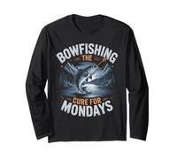 Bowfishing The Cure for Mondays Long Sleeve T-Shirt