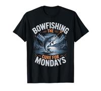Bowfishing The Cure for Mondays T-Shirt