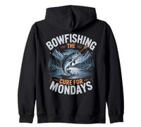 Bowfishing The Cure For Mondays Zip Hoodie