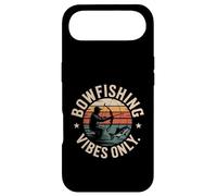 Bowfishing Vibes Only Retro Sunset Angler Scene Case for iPhone Air