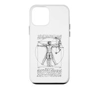 Bowhunter Archer Archery Vintage Vitruvian Man Da Vinci Case for iPhone 12 mini