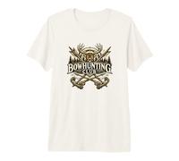 Bowhunting Club Deer Crossed Arrows Premium T-Shirt