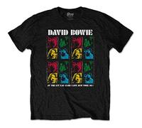 BOWIE David T Shirt Kit Kat Klub York 1999 Official Mens Black M