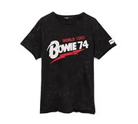 BOWIE David T-Shirt Unisex Song Black Short Sleeve Rock Band Tee | Music Gifts Merchandise