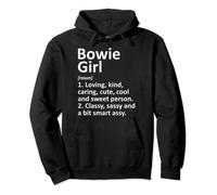 BOWIE GIRL MD MARYLAND Funny City Home Roots Gift Pullover Hoodie