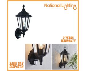 BOWIE Outdoor LED Wall Lantern PIR Motion Sensor Light Waterproof Security Light