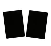 Bowitzki face painting practice board,2 pieces reusable colorful face paint practice board,painting makeup exercise template A4 size (Black)