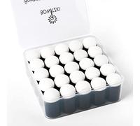 Bowitzki Finger Sponge Daubers Foam with Box Face Paint Sponges Painting Craft Set Finger Paint Drawing Chalk Fingers Painting (25 Pieces)