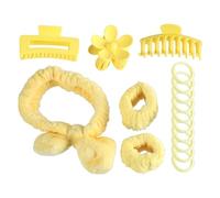 Bowknot Dye Headbands And Wristband Versatile Tie Dye Headbands And Wristbands Set For Face Wash Makeup Yoga Sports