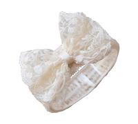 Bowknot Headband for Little Girls Princess Lace Hairband Big, C