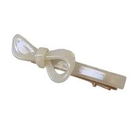 Bowknot Hollows Hair Clip Acetate Duck Beak Side Clip Fashion Women Hairpin For Girls Daily And Party Wear