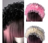 Bowknot Lace Headwear Weddings Bridal Hair Band Luxurious Stylish Headpiece For Special Event