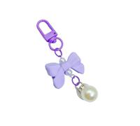 Bowknot Pearls Cellphone Charm Stylish Short Pendant Jewelry Lanyard Ornaments Suitable For Phone Strap Accessories Elegant Pearls Phone Jewelry