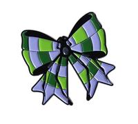 Bowknot Skeleton Drip Oil Pin Scary Halloween Jewelry Gift Gothic Lapel Brooch for Costume Decors Gothic Bowknot Brooch for Clothing