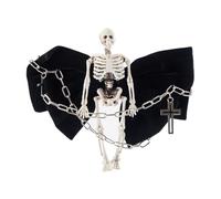 Bowknot Skull Hair Clip Girl Hair Pin Female Hair Styling Tool Sidebang Hairpin Fashion Steampunk Hairclip