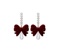 Bowknot Tassels Earrings Dangle Earrings Fashion New Year Jewelry Small Hoop Unique Dangle Statement