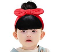 Bowknot Wigs for Girls Bangs Wig Headband