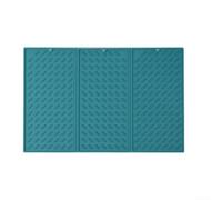 Bowl and Dish Drying Pad Kitchen Table Top Three-Fold Kitchen Accessories Coasters Table Mat Rack Anti-Slip Silicone Placemat(Green)