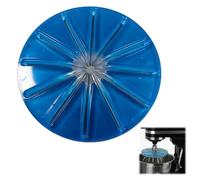 Bowl Attachment 1 Whisk Scraper, Blue Mixer Splash Guard, Flexible Baking Utensil, Durable Kitchen Tool, Efficient Food Preparation Accessory, Non-Slip Grip Design, Easy Clean Storage
